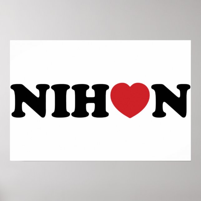 Nihon Liebe Heart Poster (Vorne)