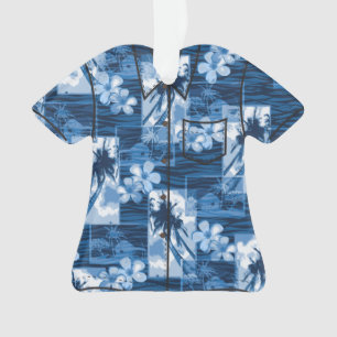 Niihau Inselhawaiisches Plumeria-Aloha Shirt Ornament