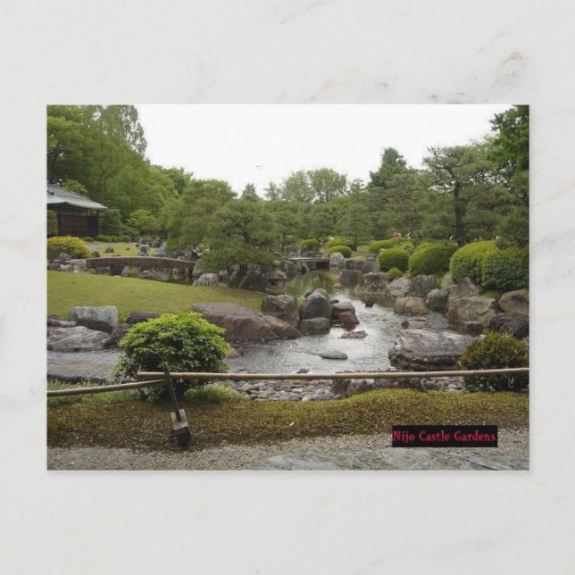 Nijyou Castle Gardens Postkarte (Vorderseite)