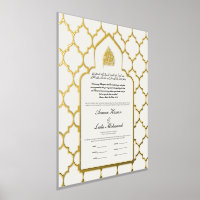 Nikah Certificate Nikkah Nama Islamische Hochzeit