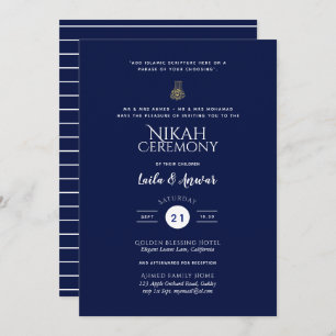 Nikah - Einladungen für moderne islamische Hochzei