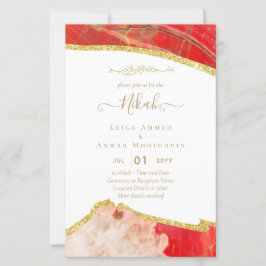 NIKAH Islamic Bismillah Wedding Einladungen Hausha