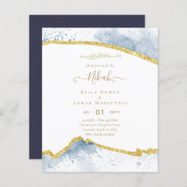 NIKAH Islamic Bismillah Wedding Einladungen Hausha