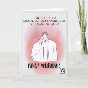Nikah Mubarak Wünsche Karte
