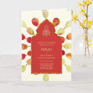 Nikah Walimah Wedding Invitation Program UAWG Karte