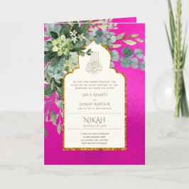 Nikah Walimah Wedding Invitation Program UAWG Karte