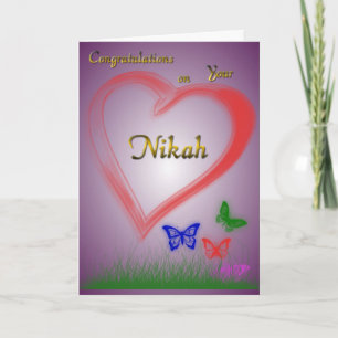 Nikah-Wedding Karte