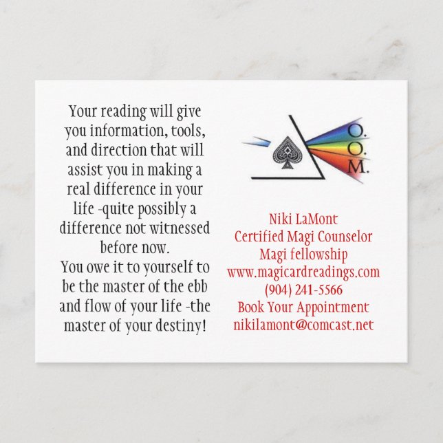 Niki LaMontCertified Ma... -Gestalted Postkarte (Vorderseite)