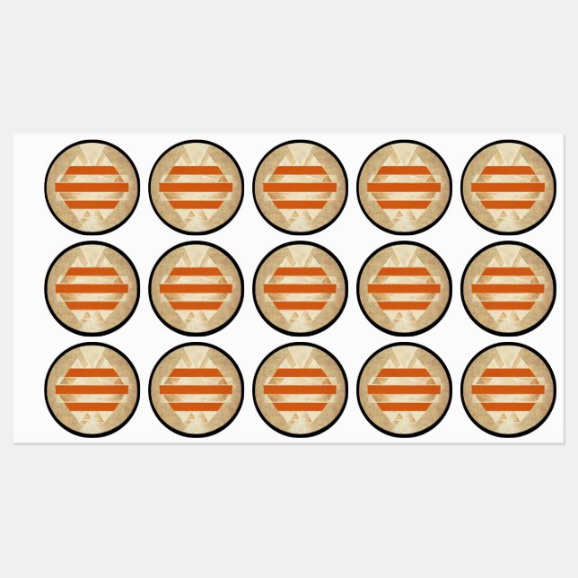 Nikias Logo Etiketten (Blatt)