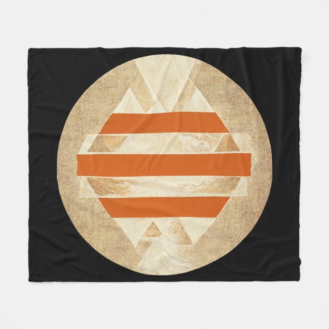 Nikias Logo Fleecedecke (Vorderseite (Horizontal))