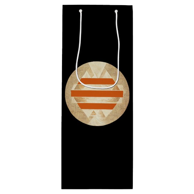 Nikias Logo Geschenktüte Für Weinflaschen (Vorderseite)