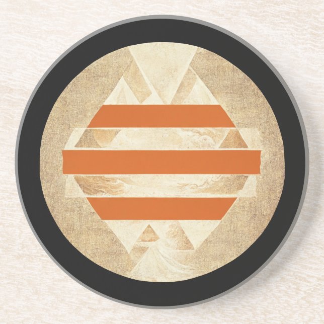 Nikias-Logo Getränkeuntersetzer (Vorne)