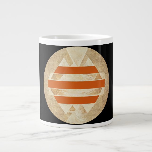 Nikias Logo Jumbo-Tasse (Vorderseite)