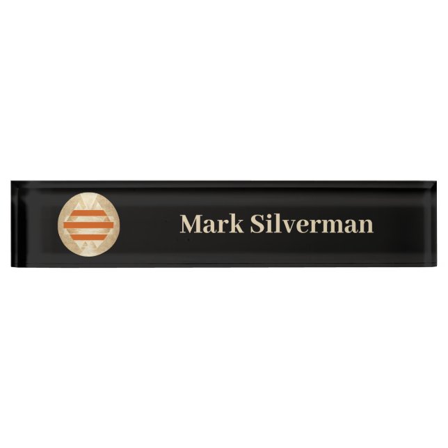 Nikias Logo Namensplakette (Vorderseite)