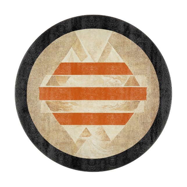 Nikias Logo Schneidebrett (Vorderseite)