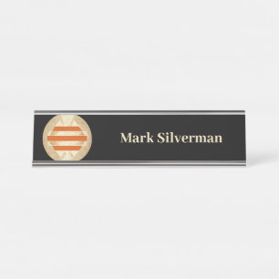 Nikias Logo Schreibtischnamensplakette