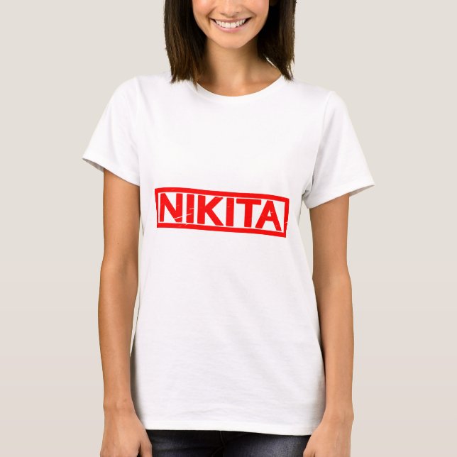 Nikita Briefmarke T-Shirt (Vorderseite)