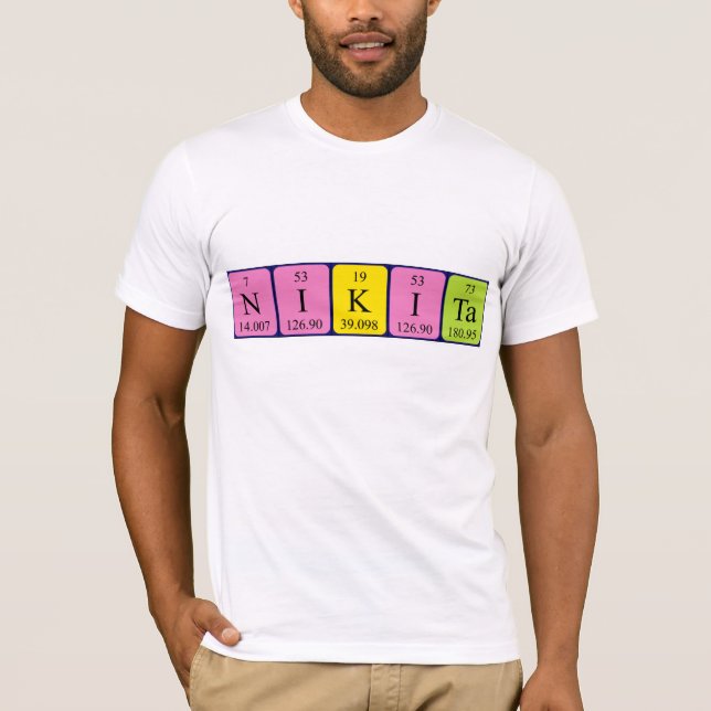 Nikita Periodenname Shirt (Vorderseite)