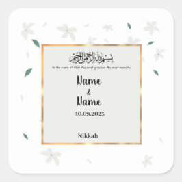 Nikkah bevorzugt Aufkleber