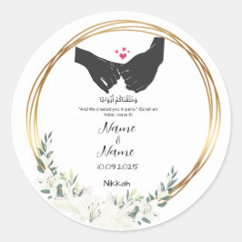 Nikkah bevorzugt Aufkleber