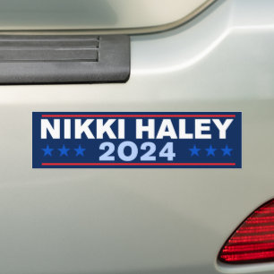 Nikki Haley 2024 Autoaufkleber