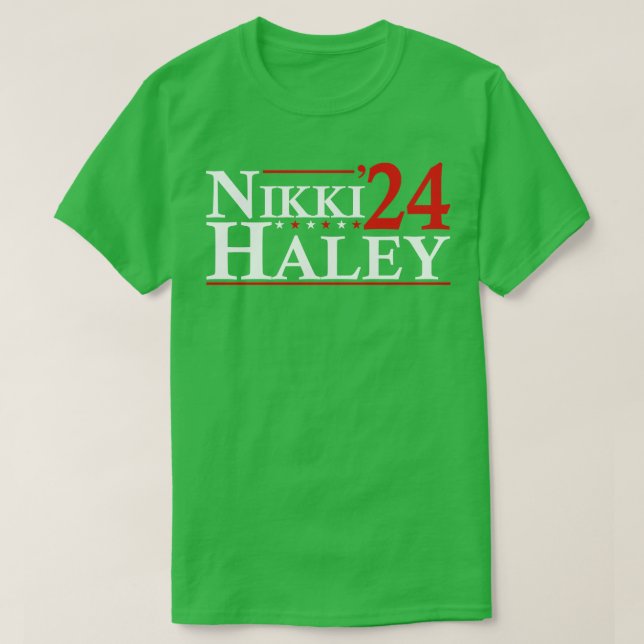 Nikki Haley 2024 T-Shirt (Design vorne)