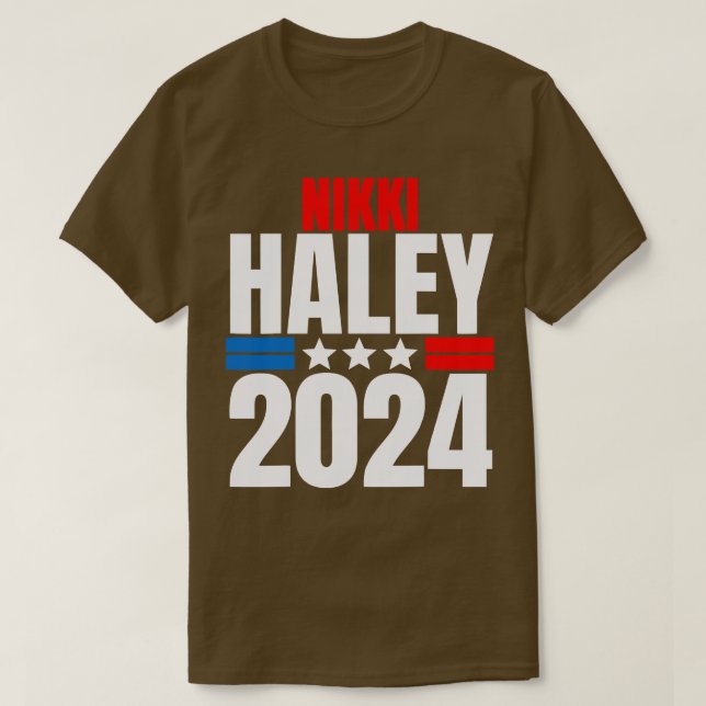 Nikki Haley 2024 T-Shirt (Design vorne)