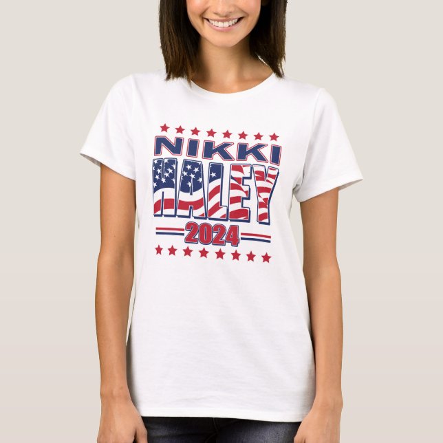 Nikki Haley 2024 T-Shirt (Vorderseite)