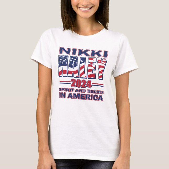 Nikki Haley 2024 T-Shirt (Vorderseite)