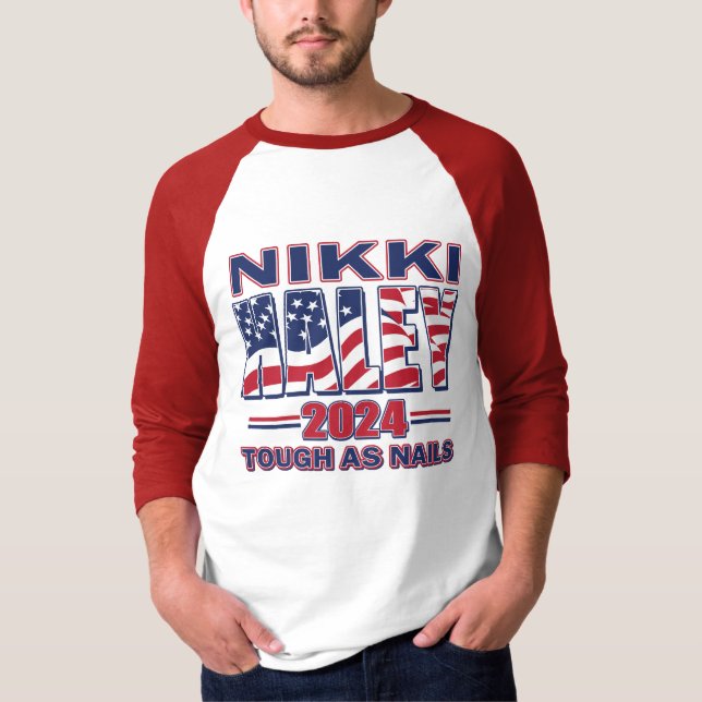 Nikki Haley für Präsident 2024 T-Shirt (Vorderseite)
