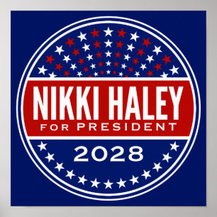 Nikki Haley für Präsident 2028 Poster