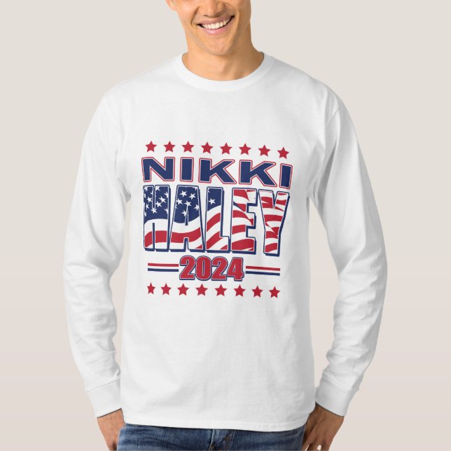 Nikki Haley für Präsident T-Shirt (Vorderseite)