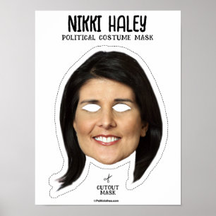 Nikki Haley Kostümmaske Poster