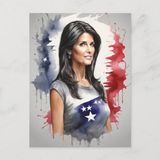 Nikki Haley Postkarte