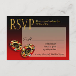 Nikki Las Vegas Deluxe UAWG Response RSVP Karte