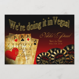 Nikki & Paul Las Vegas Deluxe Save the Date
