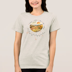 NIKKI-Peptid, Harvest Moon 10, benutzerdefinierter Tri-Blend Shirt