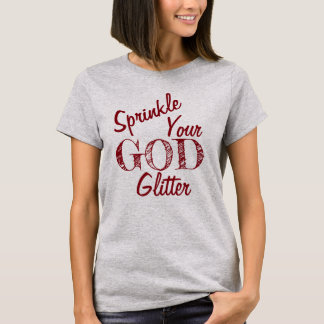 "Nikki" Sprinkle Dein Gott Glitzer Original WEIN T-Shirt