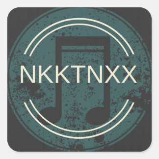 Nikkitanixx Logo-Produkt Quadratischer Aufkleber