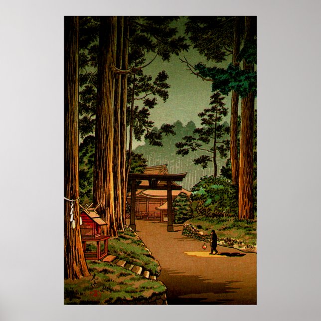 Nikko Futarasan Temple Tsuchiya Koitsu 1936 Poster (Vorne)