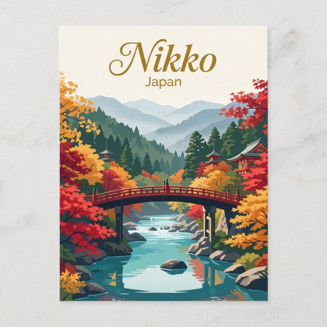 Nikko Japan Postkarte (Vorderseite)