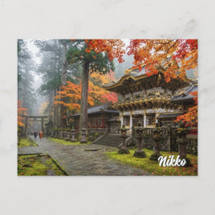 Nikko Japan Reise Postkarte