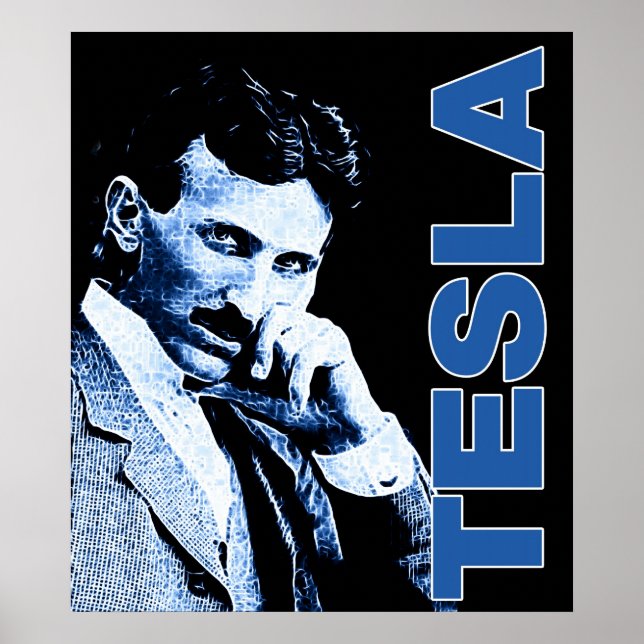 Nikloa Tesla Poster (Vorne)