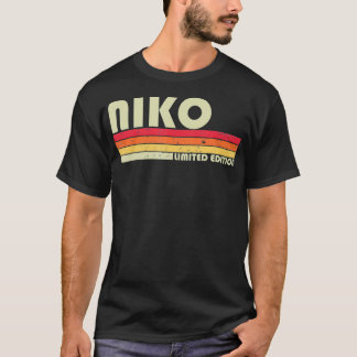 Niko Gift Name Personalized Funny Retro Vintage Bi T-Shirt