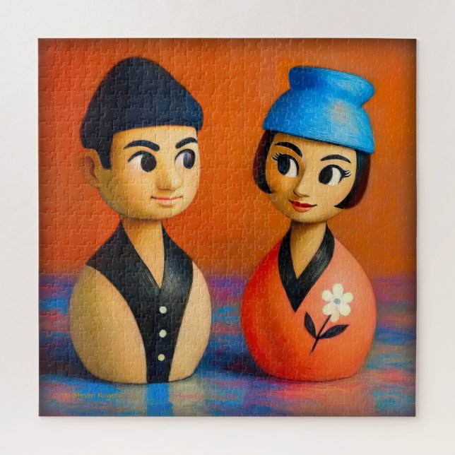 NIKO UND HANA PUZZLE. 20 X 20 INCHES. PUZZLE (Vertikal)