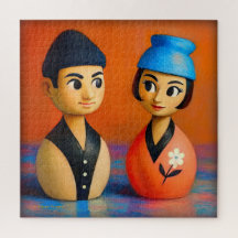 NIKO UND HANA PUZZLE. 50,8 X 50,8 CM.