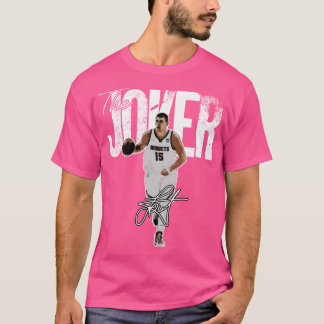 Nikola Jokic The Joker Basketball Denver Unterschr T-Shirt