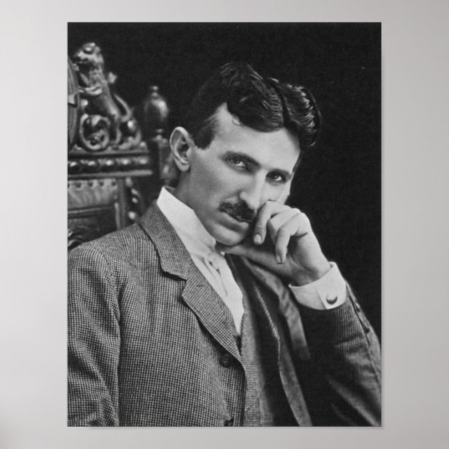Nikola Tesla, 1904 Poster (Vorne)