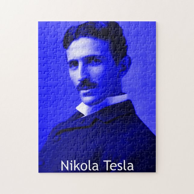 Nikola Tesla Art Puzzle (Vertikal)