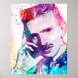 Nikola Tesla - Creative Genius Poster